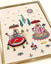 Lakshmi-Ganesha in Rectangle