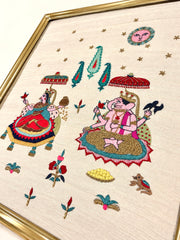 Lakshmi-Ganesha in Rectangle