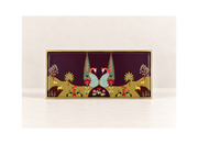 Anandvan Rectangle Metal Platter with dip bowl